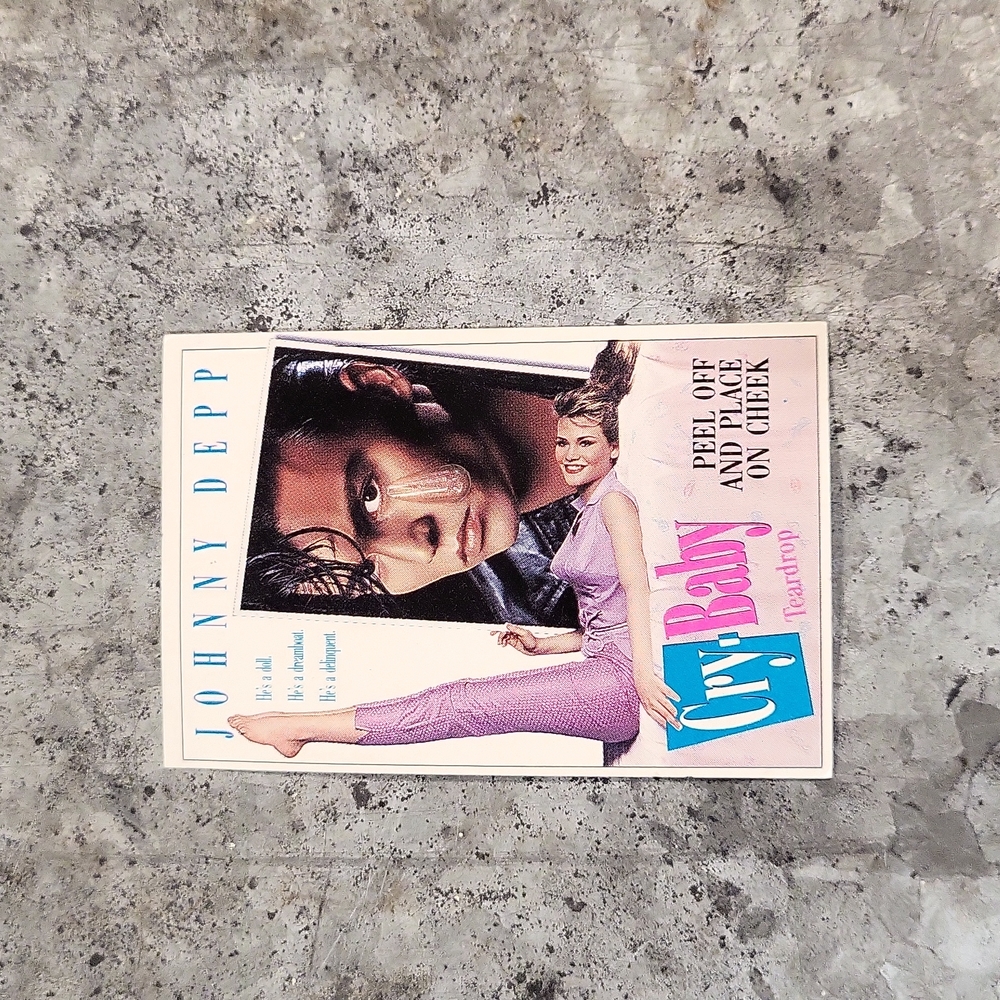 Cry Baby with Johnny Depp Tear & Button